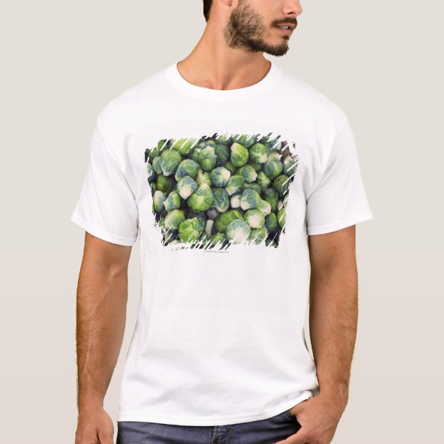 T-shirt Choux de bruxelles frais vert clair (Devant)