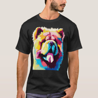 T-shirt Chow Chow Art Cadeaux Amoureux de les chiens 1