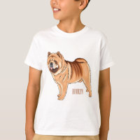 Chow Chow dog cartoon