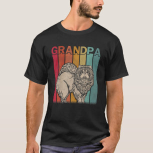 T-shirt Chow Chow Dog Retro Vintage Grandpa Graphic Father