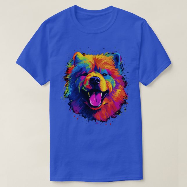 T-shirt Chow Chow Smiling (Design devant)