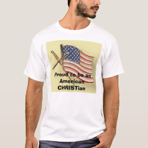T-shirt Chrétien américain