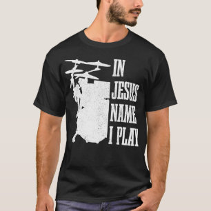 T-shirt Chrétien Bâtons à tambour tambour tambour tambour 