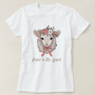 T-shirt chrétien Jésus est la coquette d'agneau