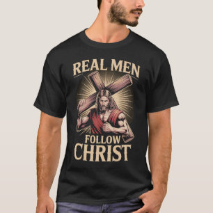 T-shirt chrétien pour hommes – Force à travers la 