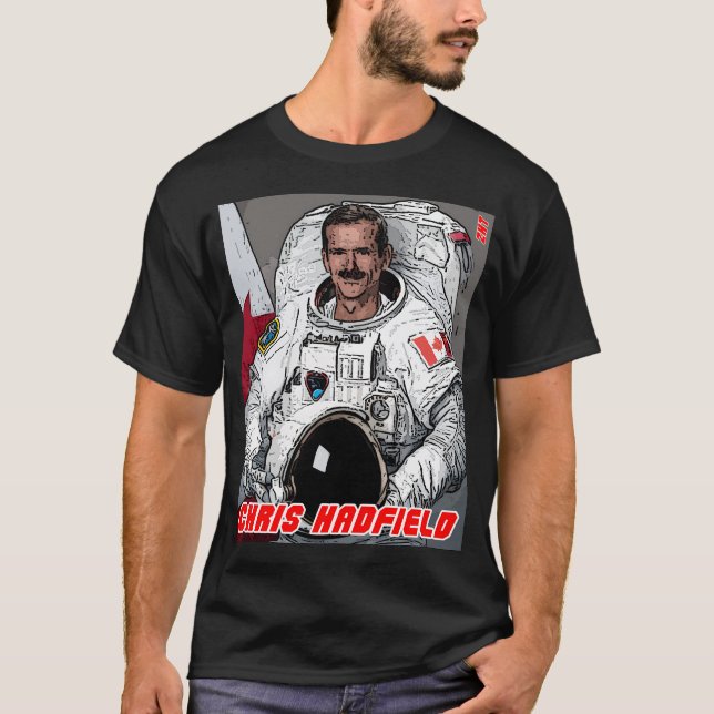 T-shirt Chris Hadfield (Devant)