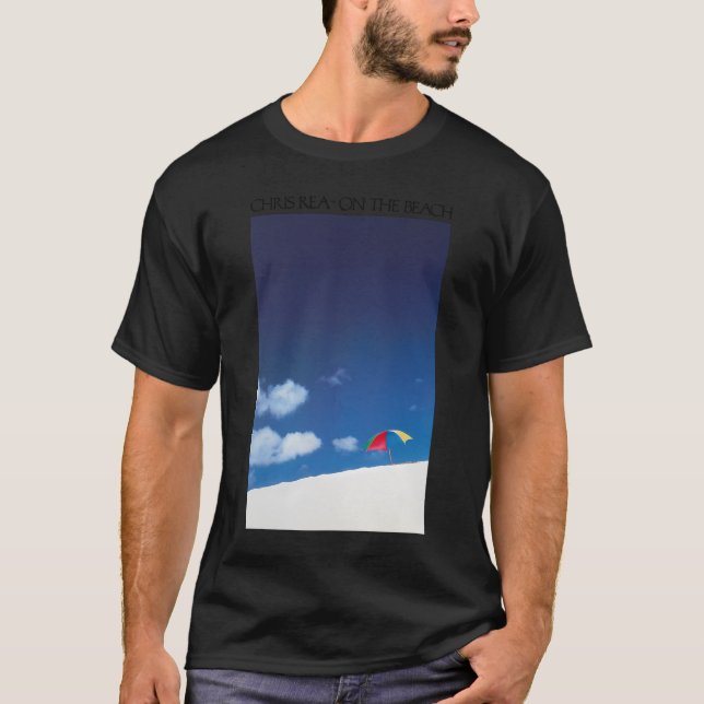 T-shirt Chris Rea : Sur La Plage (Devant)