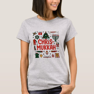 T-shirt Chrismukkah Hanoukka Noël Juif Religieux