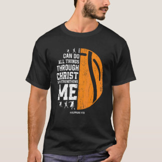 T-shirt Christ me renforce Religieux Christian Hurling