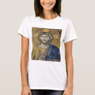 T-shirt Christ Pantocrator Mosiac Iconique Religieux Romai