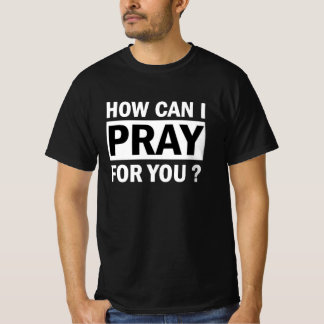 T-shirt Christelijk heren - Comment puis-je prier