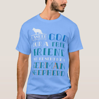 T-shirt Christian Amoureux des chiens Gift Pet Allemand Sh