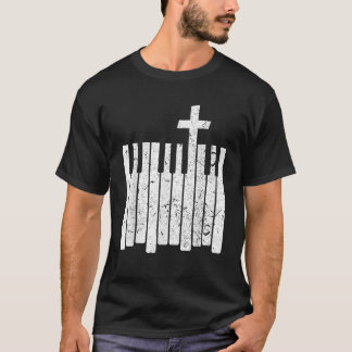 T-shirt Christian Band Christian Piano Rock Classique