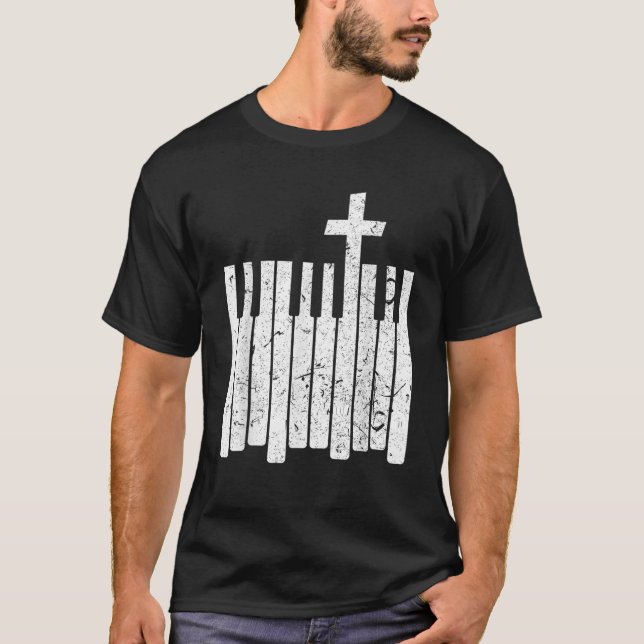 T-shirt Christian Band Christian Piano Rock Classique (Devant)