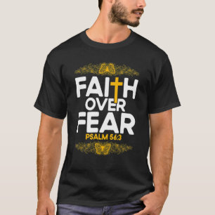 T-shirt Christian Bible Verse Psaume 563 Papillon Fleur
