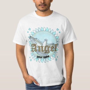 T-shirt Christian Blue Angel Dove