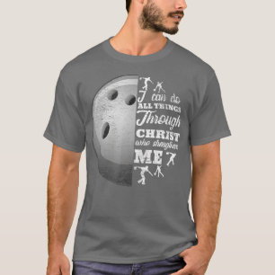 T-shirt Christian Bowling Funny Cadeau d'équipe personnali