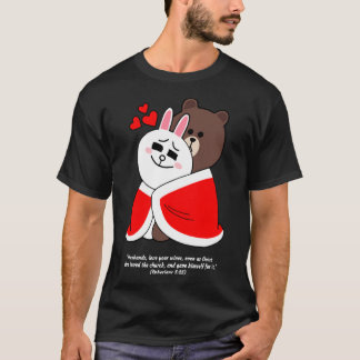 T-shirt Christian Brown Ours Cony Bunny Lapin Mari Lapin W