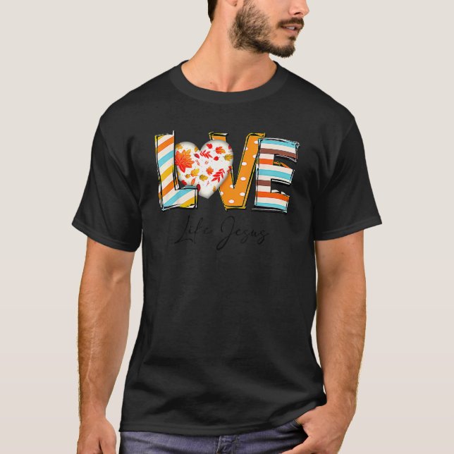 T-shirt Christian Cheetah Leopard Amour Comme Jésus Thanks (Devant)