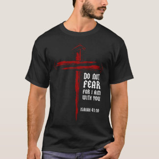 T-shirt Christian Cross Nails Jesus Faith Isaiah 4110 Bibl