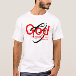 T-shirt Christian DIEU FINAL DIRE Personnalisé Monogramme