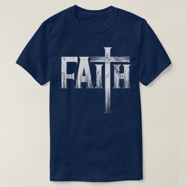 T-shirt Christian Faith & Cross Christian Faith & Cross  (Design devant)