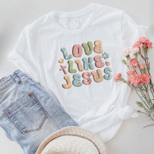 Christian Gift, Chemise chrétienne, Amour Comme Jé