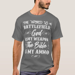 T-shirt Christian Gun Patriotique Anti-avortement Jésus Gu