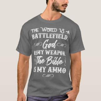 T-shirt Christian Gun Patriotique Anti-avortement Jésus Gu