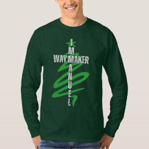 T-shirt Christian IMMANUEL FABRICANT DE VOIE Jésus Arbre d