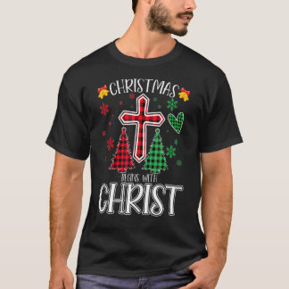 T-shirt Christian Jésus Est La Raison Du Buffalo Plaid