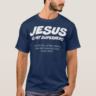 T-shirt Christian Jesus Superhero Don Christianity God Bi