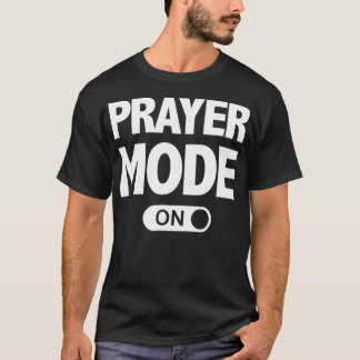 T-shirt Christian Louer le culte en mode de prière