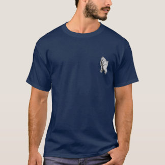 T-shirt Christian, Mains de prière