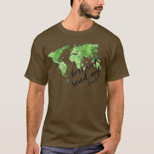 T-shirt Christian Missionnaire Carte du pilote Aviation Is