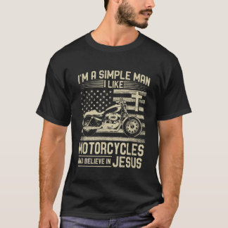 T-shirt Christian Motorcycle et Jésus foi Christian Bik