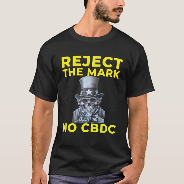 T-shirt Christian No CBDC Grande Réinitialisation NWO Révé (Devant)