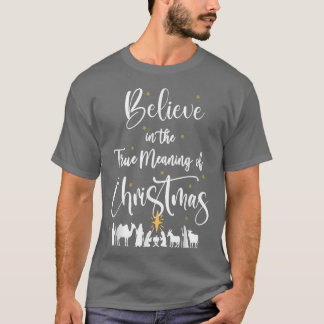 T-shirt Christian Noël Bébé Jésus Nativité
