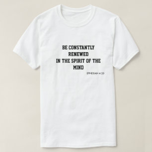 T-SHIRT CHRISTIAN, RENOUVELEZ VOTRE TÊTE D'ESPRIT