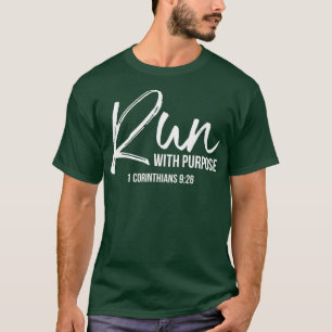 T-shirt Christian Runner Gift Gear Run Avec