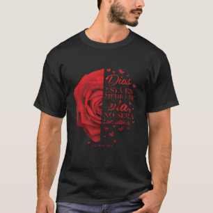 T-shirt Christian Sayings Cadeaux Femmes Espagnol Religieu