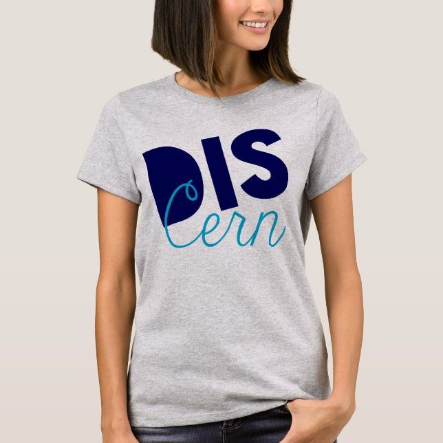 T-shirt Christian Spirituel Guerrier Discern (Devant)