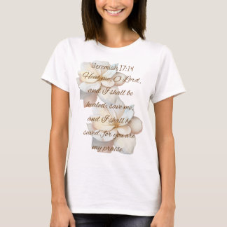 T-shirt Christian Tee Jeremiah 17:14 beau arrière - plan