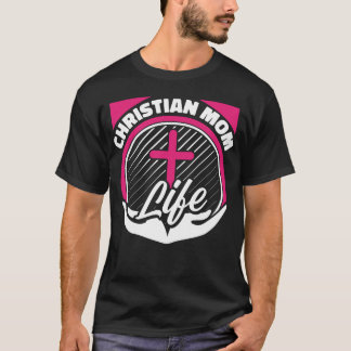 T-shirt Christianisme Mère Religion Bible Catholique Chri