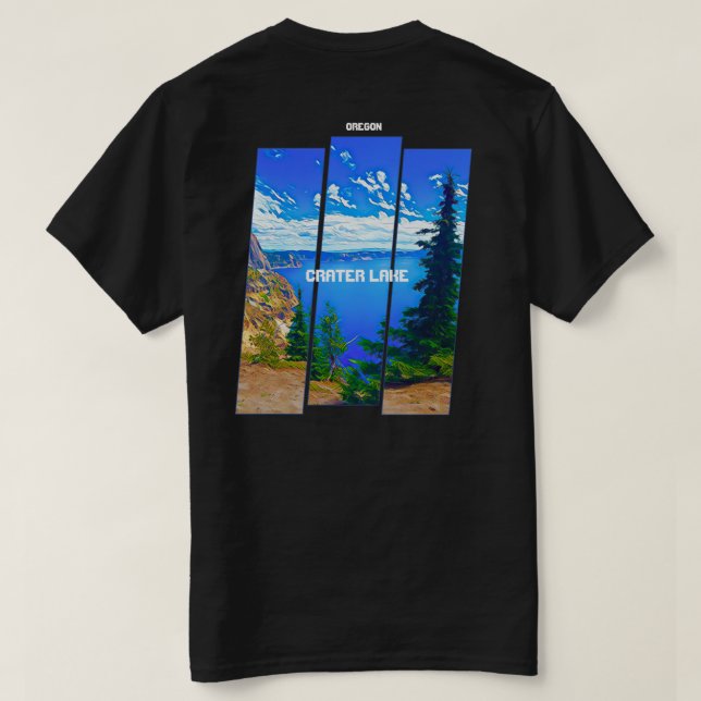 T-shirt Christian's Crater Lake (Design dos)
