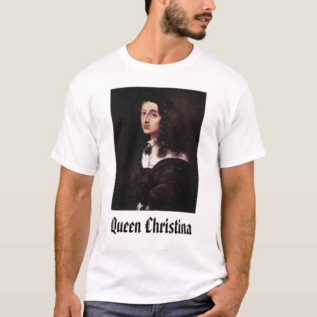 T-shirt Christina de la Suède, la Reine Christina (Devant)