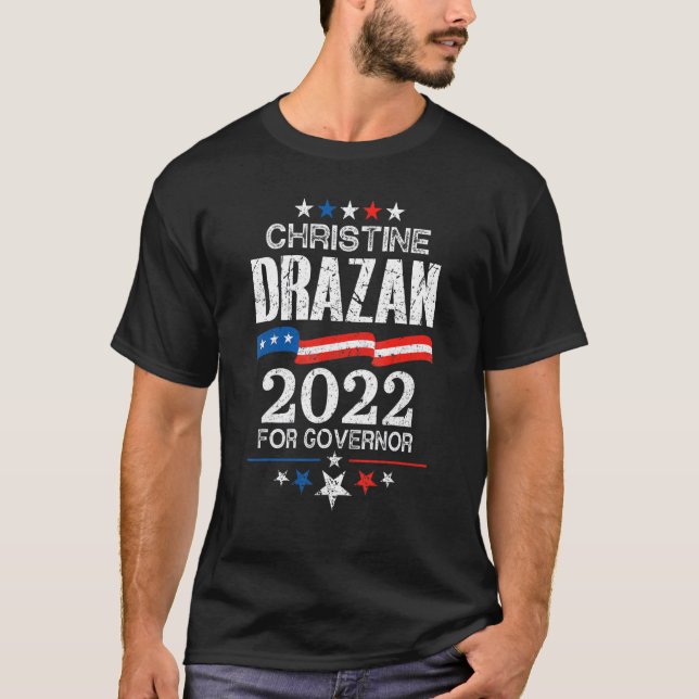 T-shirt Christine Drazan Oregon Gouverneur Élection 2022 R (Devant)