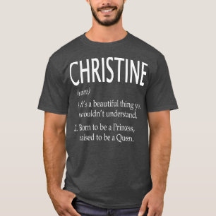 T-shirt Christine Nom Cadeau 150