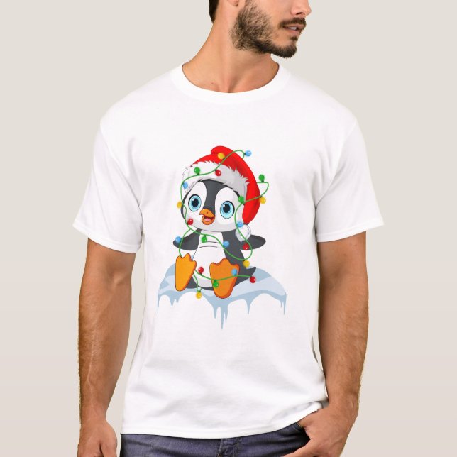 T-shirt Christma Penguin Ugly Pajamas (Devant)
