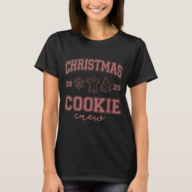 T-shirt Christmas 2025 Cookie Crew Gingerbread Funny Chris (Devant)